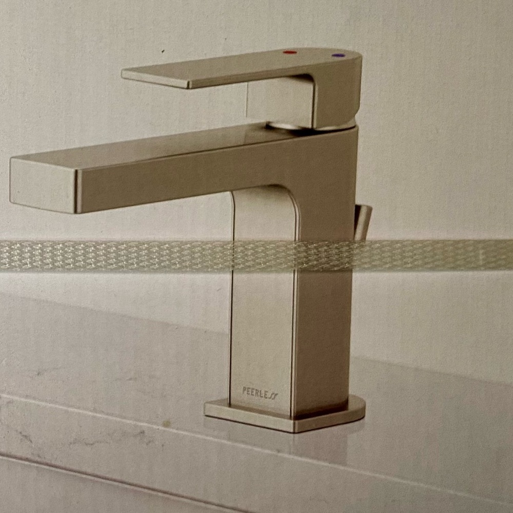 Brushed Nickel Single-Handle Bathroom Faucet